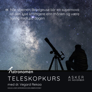 Astronomen Teleskopkurs Asker