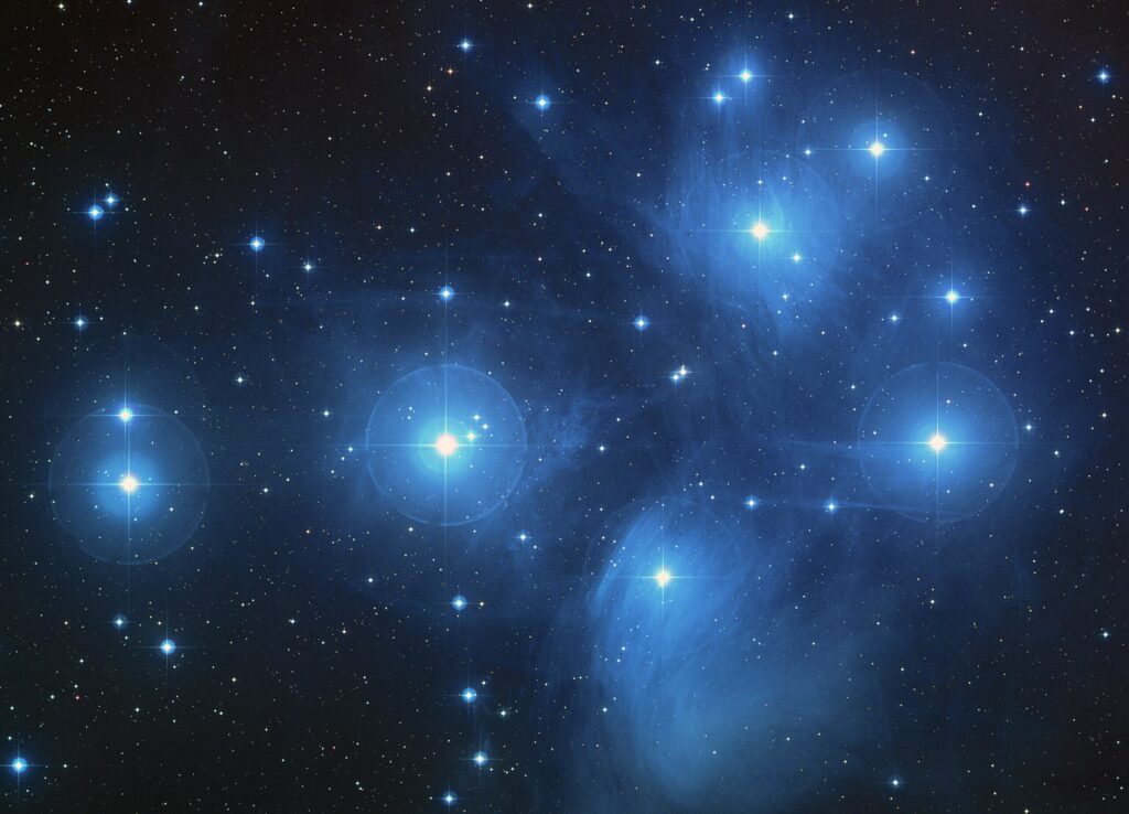 Astronomen.no Pleiades - Foto: NASA