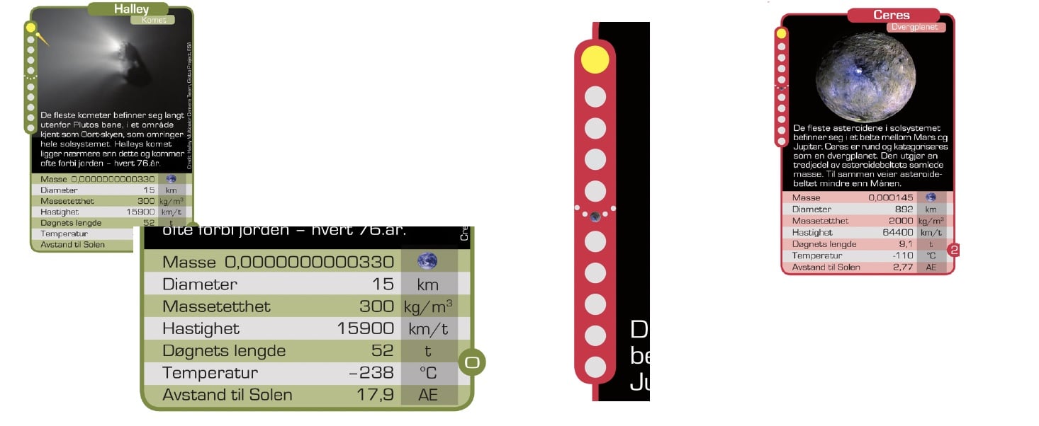 Planetkort spill - Astronomen