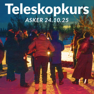 Teleskopkurs Asker 24. okt 2025 m/eget kurs for barn (8-12 år)