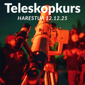 Teleskopkurs Harestua 12. des 2025