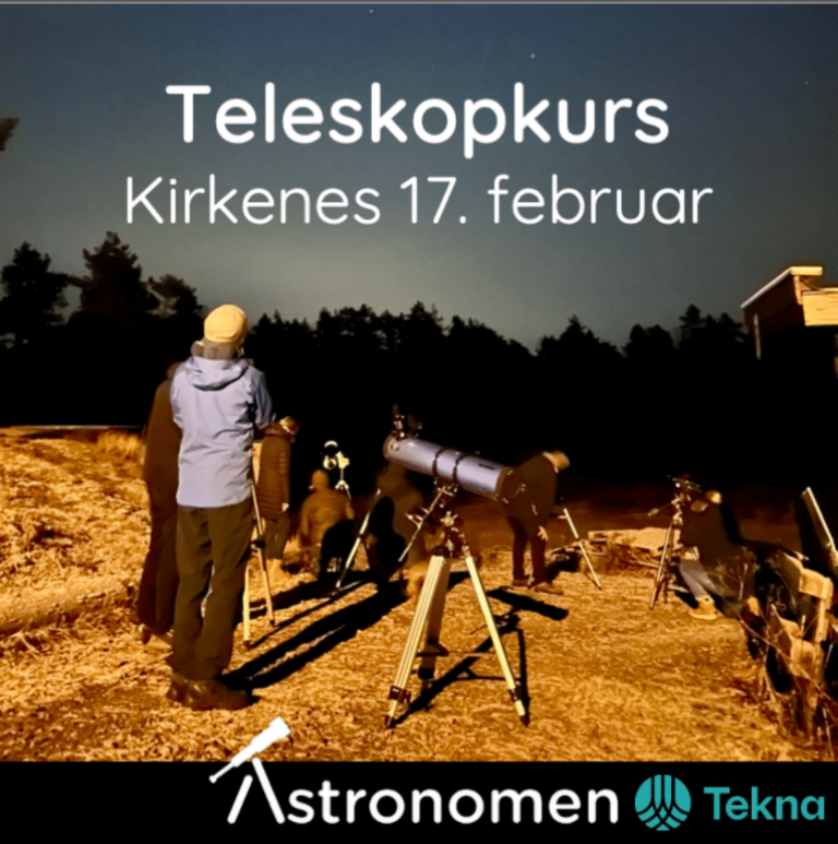 Teleskopkurs Kirkenes 17. februar 2026