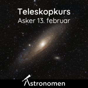 Teleskopkurs Asker 13. feb 2026