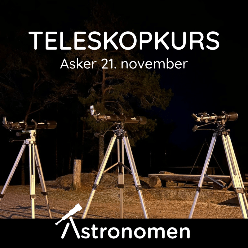 Teleskopkurs Asker 21. november 2026